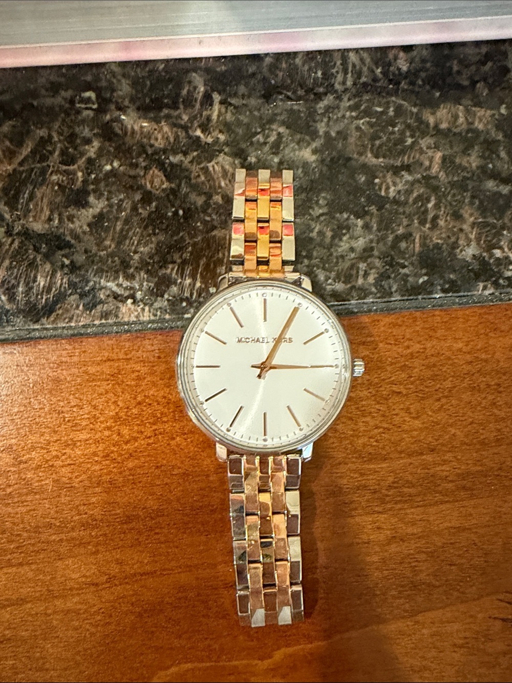 Michael Kors Two-Tone Link Bracelet Watch - Gold & Silver